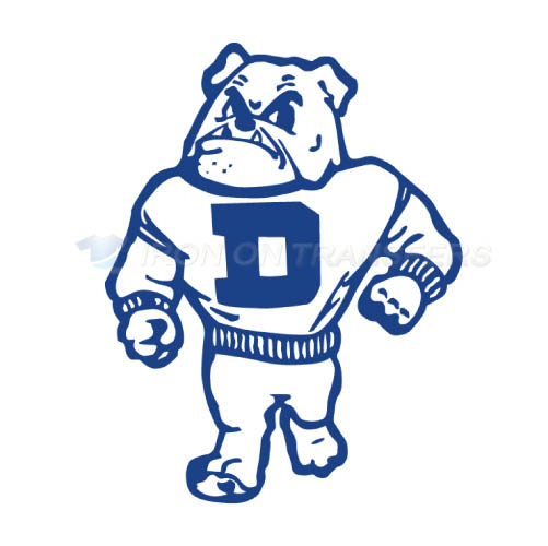 Drake Bulldogs Logo T-shirts Iron On Transfers N4276 - Click Image to Close